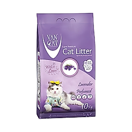 VanCat Lavanta Kokulu İnce Taneli Topaklanan Kedi Kumu (10 kg)