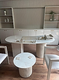 OFİS SETİ-KREM MERMER DESEN