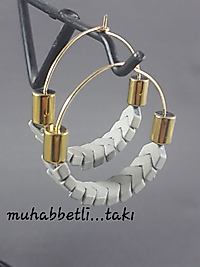 GRİ HEMATİT HALKA KÜPE