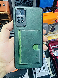 Redmi Note 11 Pro 4G-Note 12 Pro 4G Uyumlu Kartlıklı Standlı Deri Telefon Kılıfı