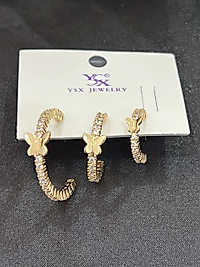 Xuping Üçlü set küpe