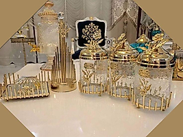 ÇUBUK MODEL KAVANOZLU HAVLULUKLU MUTFAK SETİ