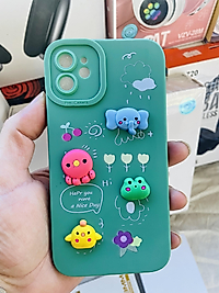 İPhone 11 Ayıcık Kabartmalı Telefon Kılıfı