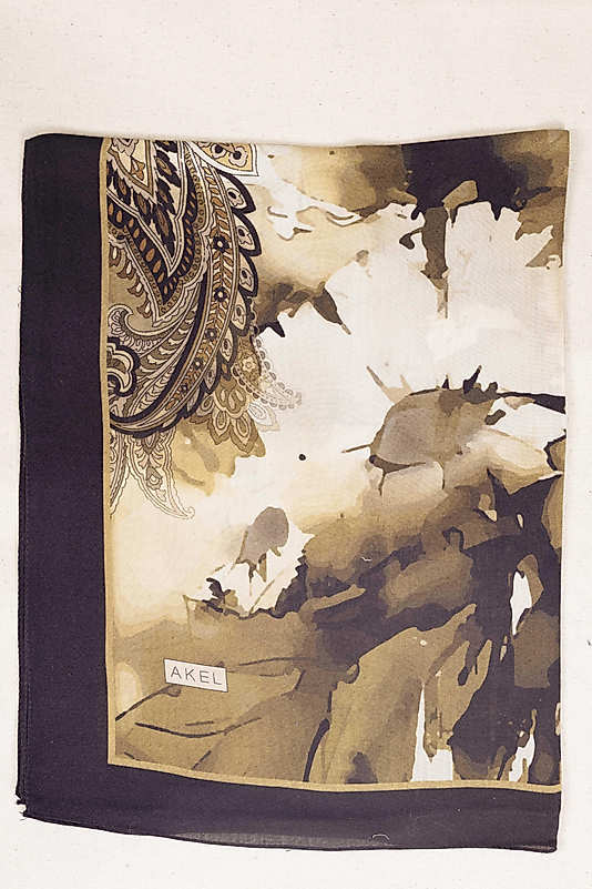 FLOOR İPEK ŞAL İTALYAN DİKİŞİ DESEN-1