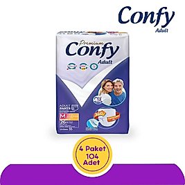 Confy Emici Külot Hasta Bezi Orta(M) 26'lı 4 Paket