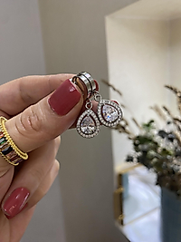 Baget küpe silver küpe
