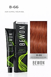 BEWON SAÇ BOYASI 100 ML (8-66 AÇIK KUMRAL YOĞUN KIZIL)