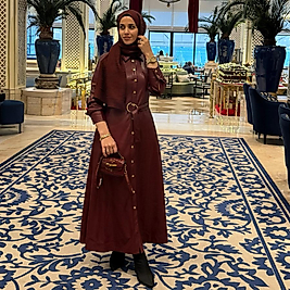 Zra model deri elbise