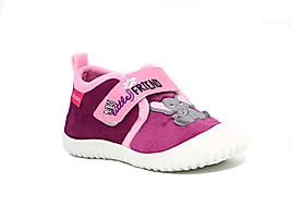 Kız Çocuk Pvc Tabanlı Cırtlı Panduf