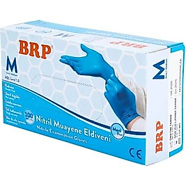 Brp Nitril Pudrasız Koyu Mavi 100'lu Medium Eldiven