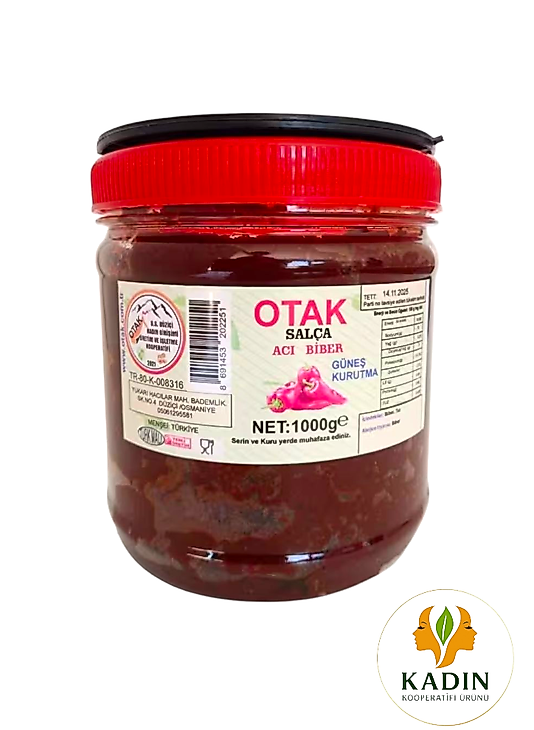 GÜN KURUSU ACI  BİBER SALÇASI