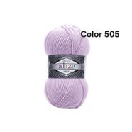ALİZE SUPERLANA MİDİ COLOR 505-KÜLLÜ LİLA