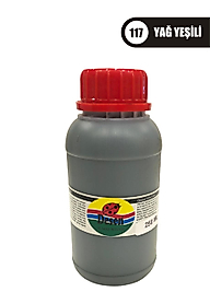 Desen Kumaş Boyası 250 ML - Yağ Yeşili No:117