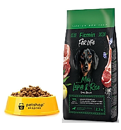 Fitmin For Life Hypo-Allergenic Kuzu Etli Küçük Irk Yetişkin Açık  Köpek Maması