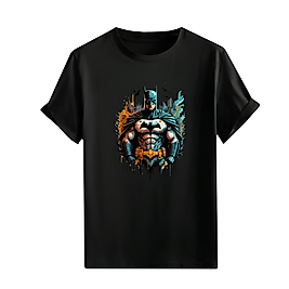 90'lar Çizgi Film Karakteri Batman Baskılı Oversize Unisex Tişört