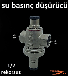 SU BASINÇ DÜŞÜRÜCÜ 1/2 REKORSUZ GPD MARKA TAZYİK DÜŞÜRÜCÜ