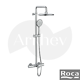 Roca Salina Termostatik Banyo Bataryalı Duş Kolonu - Krom / Boy Ayarlı A5A2004C0K