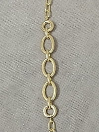 14k Oval Bileklik