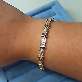 Xuping 14K Full Taşlı Bileklik