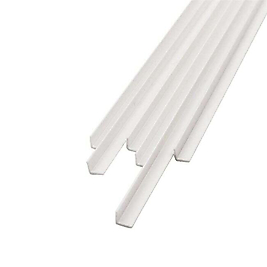 Plastik L Profil Köşe Çıta  3X3 mm 50 cm 5 Adet
