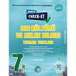 7. Sınıf Kendini Check - Et Din Kültürü Ve Ahlak Bilgisi Tekrar Testleri Okyanus Yayıncılık 2025