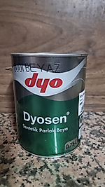 dyosen sentetik parlak boya beyaz 0.75 lt