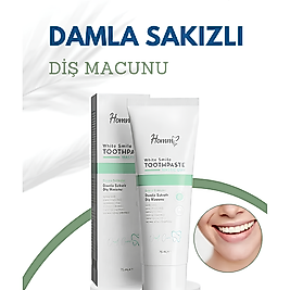 Homm Life Damla Sakızlı Diş Macunu 75 ML
