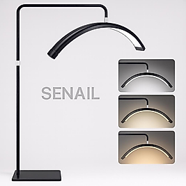 Smayling  Siyah Ay Lamba 28" | 50W | 3600 Lumen | 3 Renk Modlu