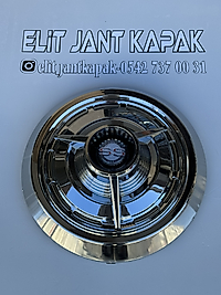 16 INCH DÜZ PASLANMAZ ÇEMBERLİ SİYAH SS JANT KAPAĞI