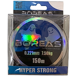 Boreas 0,221 mm Fluorocarbon Kaplama 150 m Hayalet Misina 7,5 Kg Çekerli