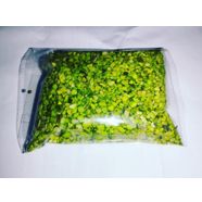 yeşil renk kırık deniz kabuğu 100 gr