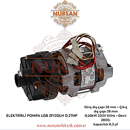 Lgb-Fır ELEKTRİKLİ POMPA LGB ZF130LH 0.27HP