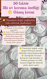 Doğal Güneş Kremi 50ml