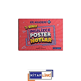 7. Sınıf İngilizce Poster Notlar Kr Akademi Yayınları