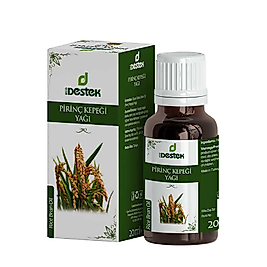 DESTEK PİRİNÇ KEPEĞİ YAĞI 20 ML(SOĞUK PRES)