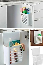Beyaz Plastik Dolap İçi Organizer – Çok Amaçlı Düzenleyici Kutu
