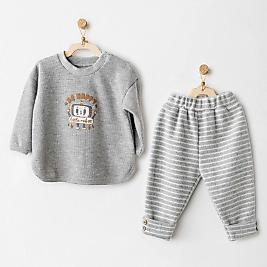 Casual 2'li Takım Grey