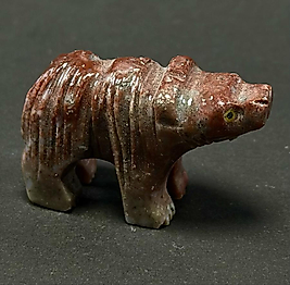 Onix Taşı Ayı Figürü