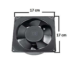 Kuluçka makinesi fan 170x170mm Fan 17x17cm kare fan