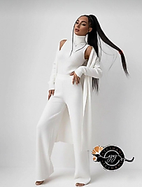 Kumaş Triko Üçlü Takım