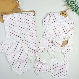 Love Raporlu Kumaş 7 Parça Hastane Çıkışı