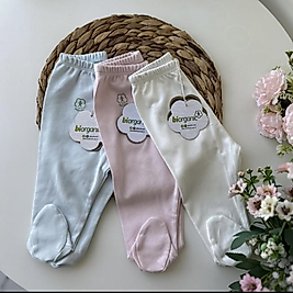 ☘️Organik Pamuklu patikli pijama