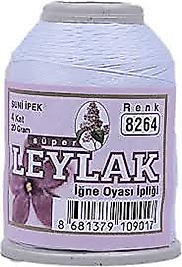 8264 - leylak suni ipek 20gr oya ipi