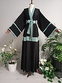 Abaya Dubai İpeğinden.