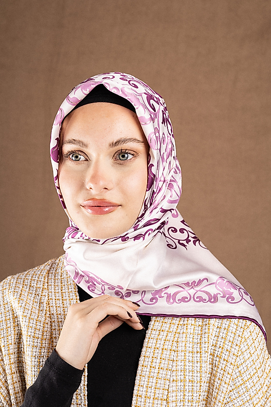 Varaklı Saten Eşarp