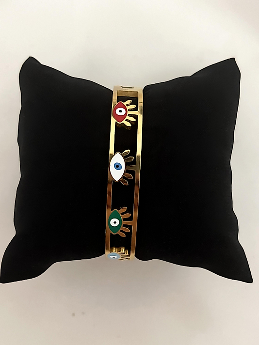 Çelik Renkli Göz Kelepçe