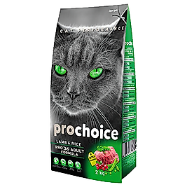 Prochoice Kuzu Etli ve Pirinçli Yetişkin Kedi Maması (2 kg)