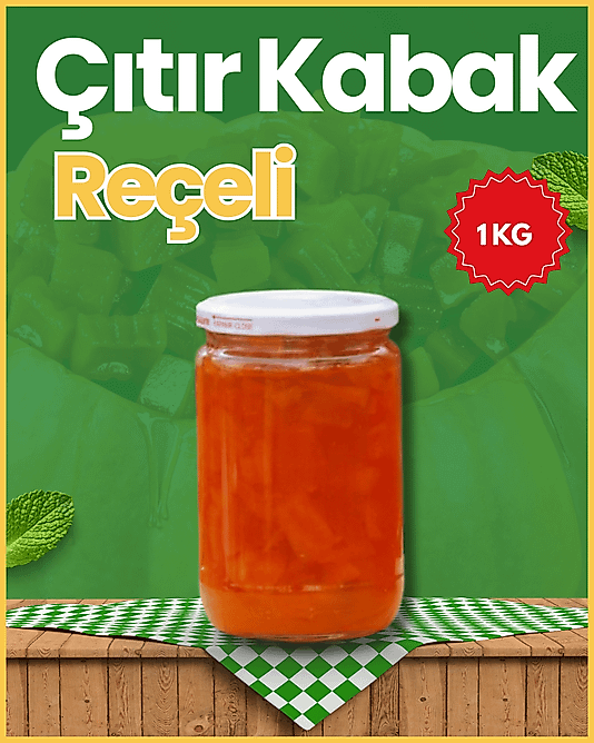 Çıtır Kabak Reçeli 1000gr