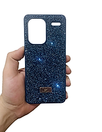 Redmi Note 13 Pro Plus Taşlı Telefon Kılıfı Lacivert