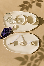 Beton Söz Nişan Tepsisi